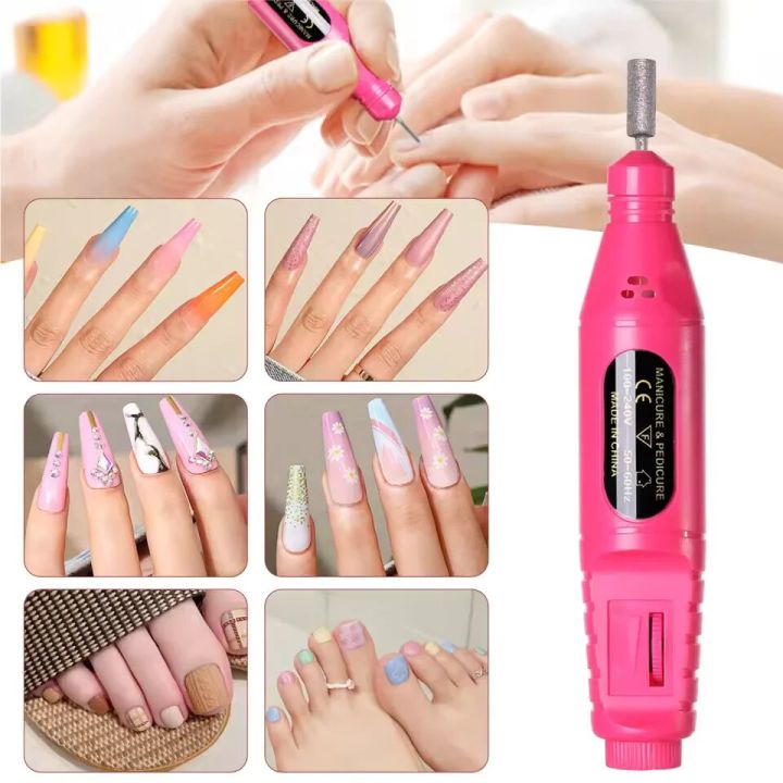 Cordless nail drill set packaging - nail care essentials