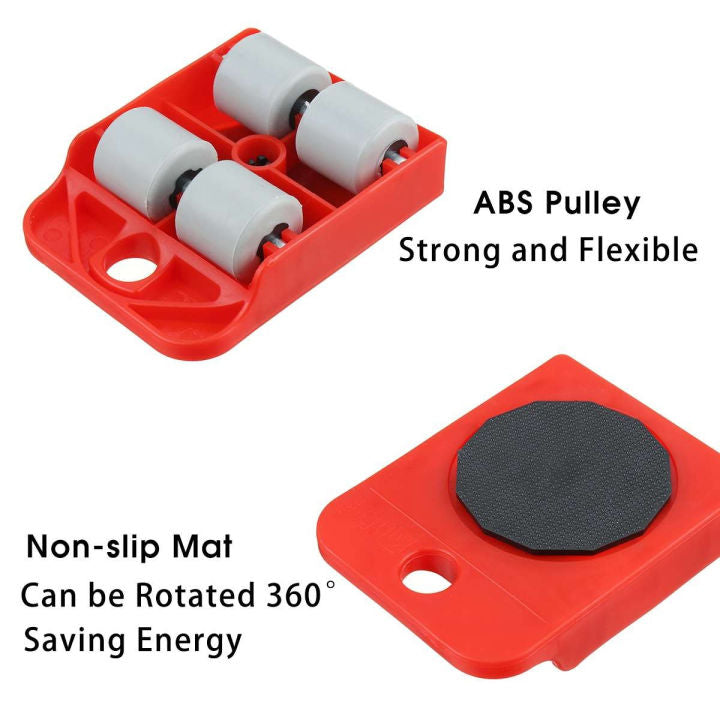 5-in-1 furniture mover kit for sofa, bed, desk, cabinet and washing machine