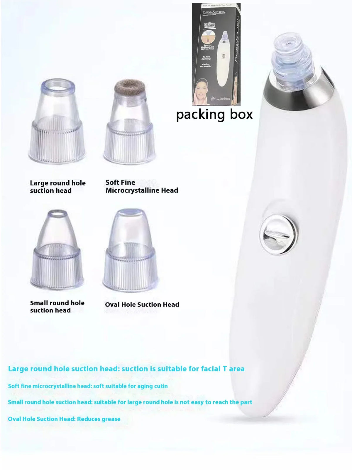 Electric pore cleanser white device