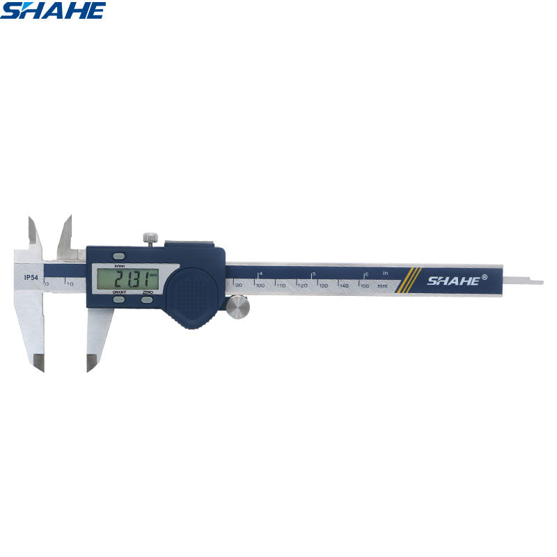 Digital measuring caliper product packaging