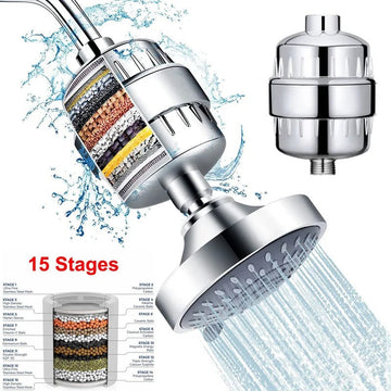 20-stage shower head filter - main view
