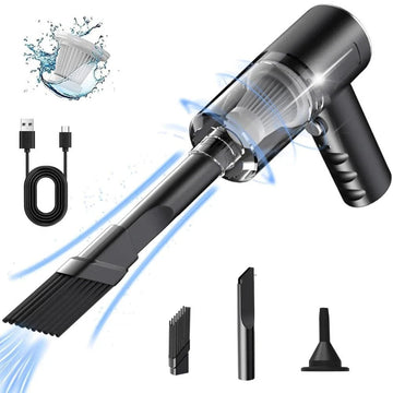 3-in-1 cordless handheld vacuum cleaner with attachments